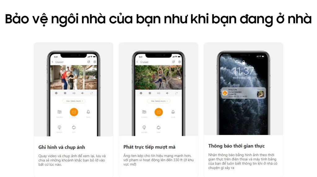 Camera Wifi imou S21FTP 2Mp 360 độ dùng sim 4G