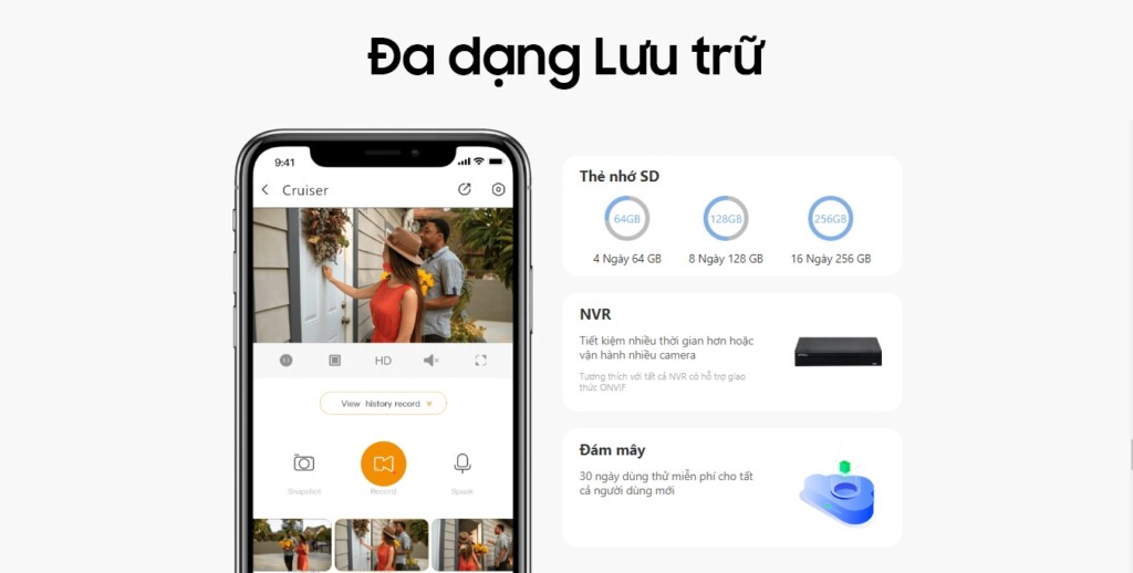 Camera Wifi imou S21FTP 2Mp 360 độ dùng sim 4G