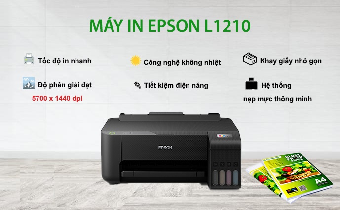 Máy in phun màu đơn năng Epson L1210