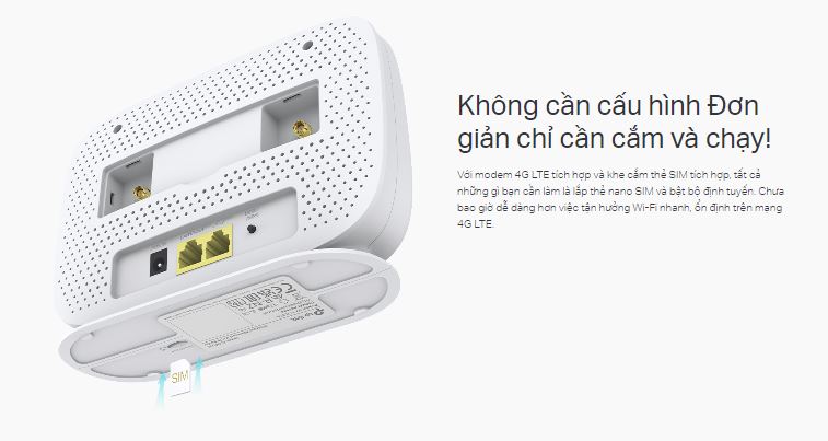 Bộ định tuyến WiFi 4G LTE TP-Link TL-MR105