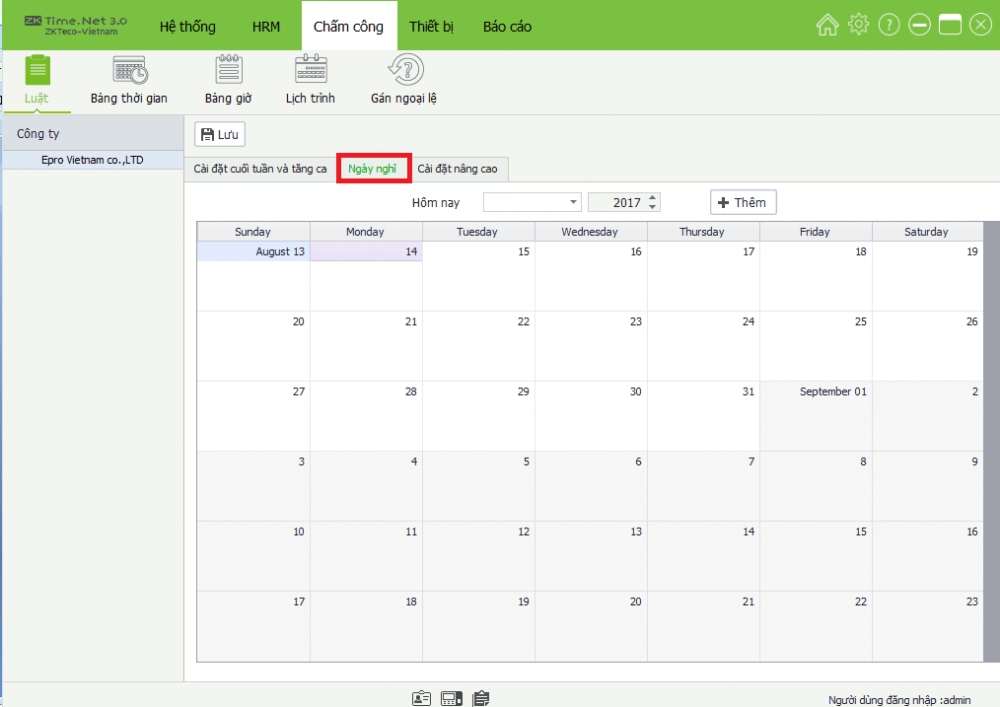 Hướng dẫn sử dụng ZKTime.Net 3.0 - phần mềm máy chấm công ZKteco