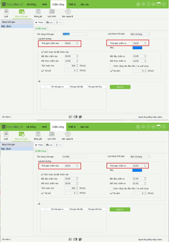 Hướng dẫn sử dụng ZKTime.Net 3.0 - phần mềm máy chấm công ZKteco
