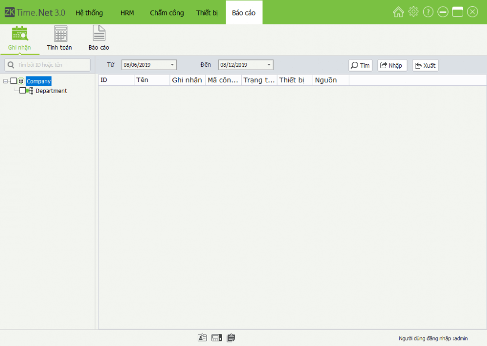 Hướng dẫn sử dụng ZKTime.Net 3.0 - phần mềm máy chấm công ZKteco