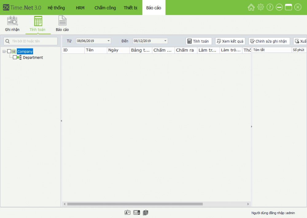 Hướng dẫn sử dụng ZKTime.Net 3.0 - phần mềm máy chấm công ZKteco