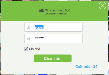 Hướng dẫn sử dụng ZKTime.Net 3.0 - phần mềm máy chấm công ZKteco