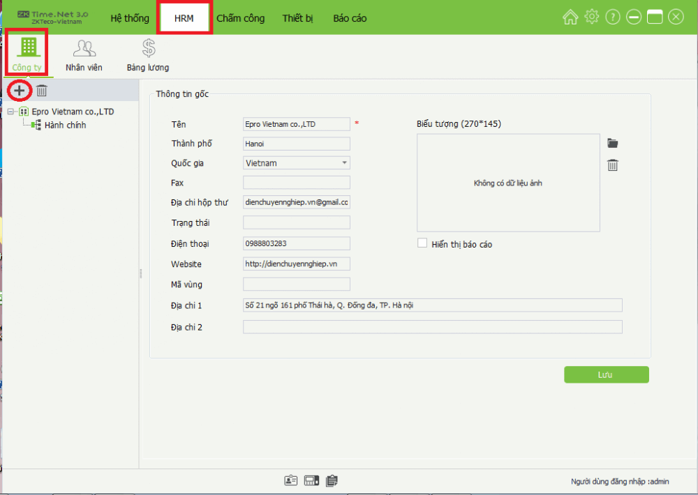 Hướng dẫn sử dụng ZKTime.Net 3.0 - phần mềm máy chấm công ZKteco